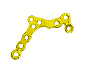 easyLock 2.7/3.5mm Calcaneal Plate – Anatomical Type V (Left / Right) Titanium