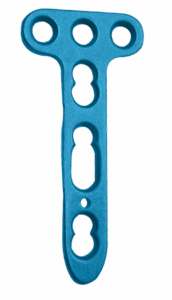 2.4 mm Dorsal Distal Radius T-Shape Locking Plate (3 Holes in Head)