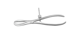 Reduction forcep serrated threaded lock